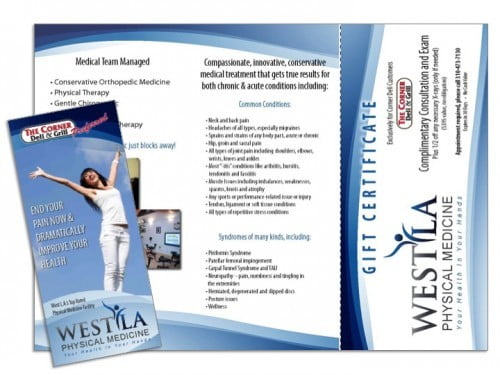 Chiropractic Brochure Sample Wilson Printing Usa 