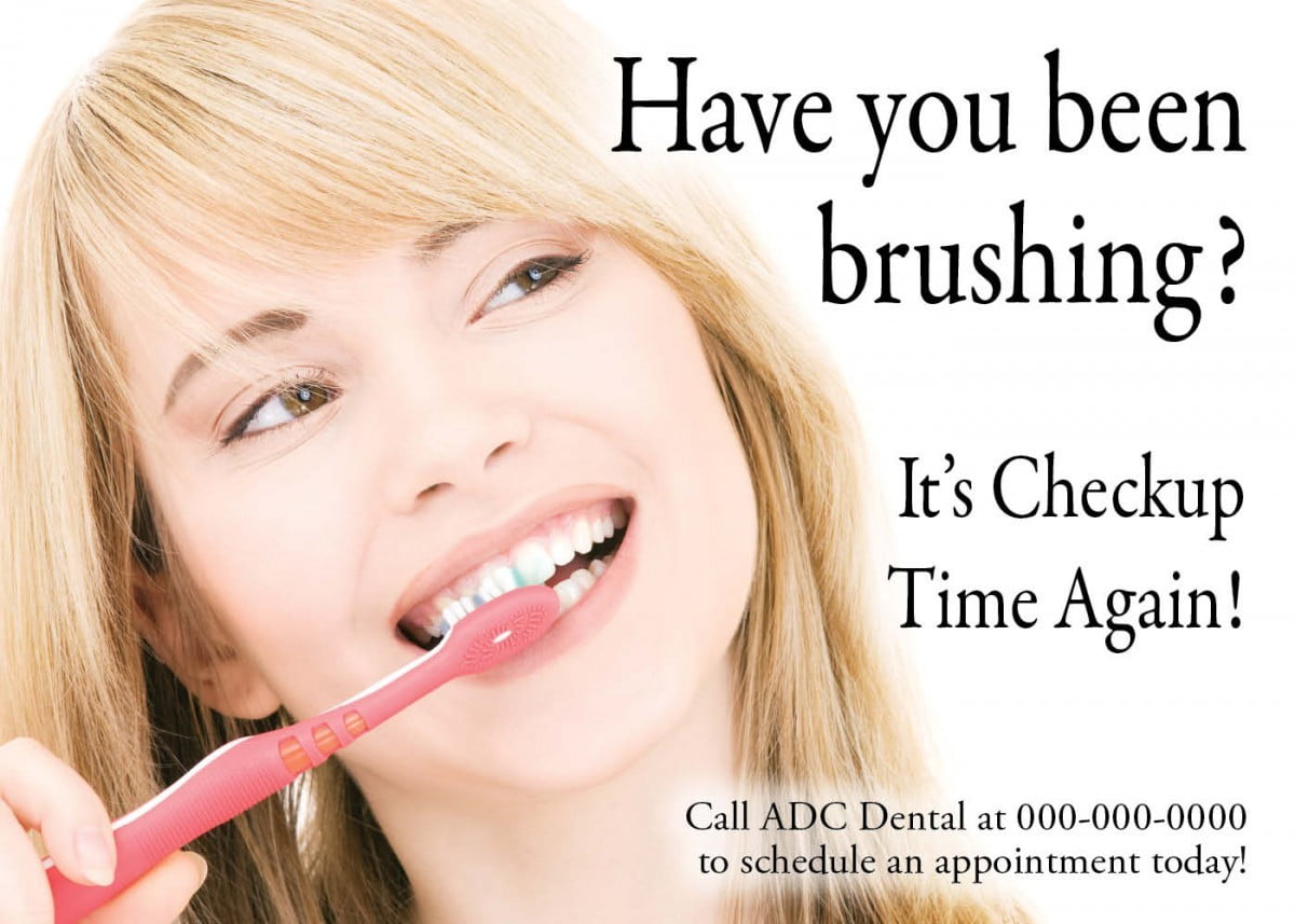 Dental Postcard Sample Wilson Printing USA