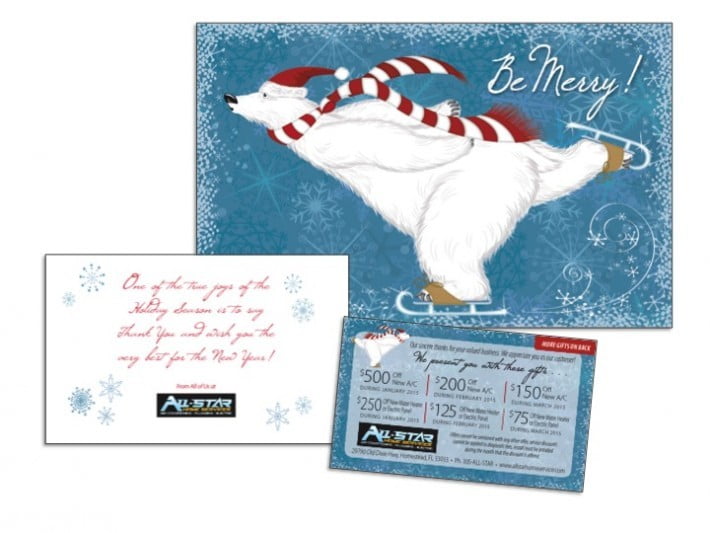 HVAC Christmas Card Sample Wilson Printing USA Wilson Printing USA