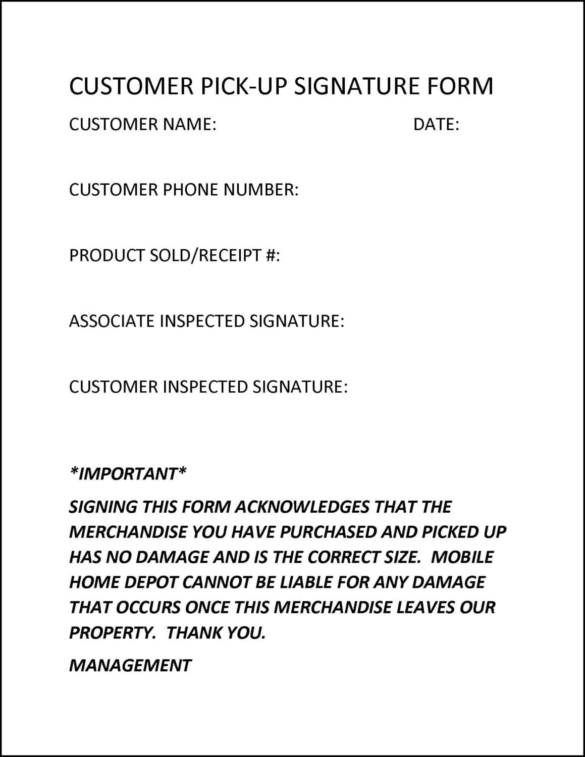 Mobile home depot vip Wilson Printing USA